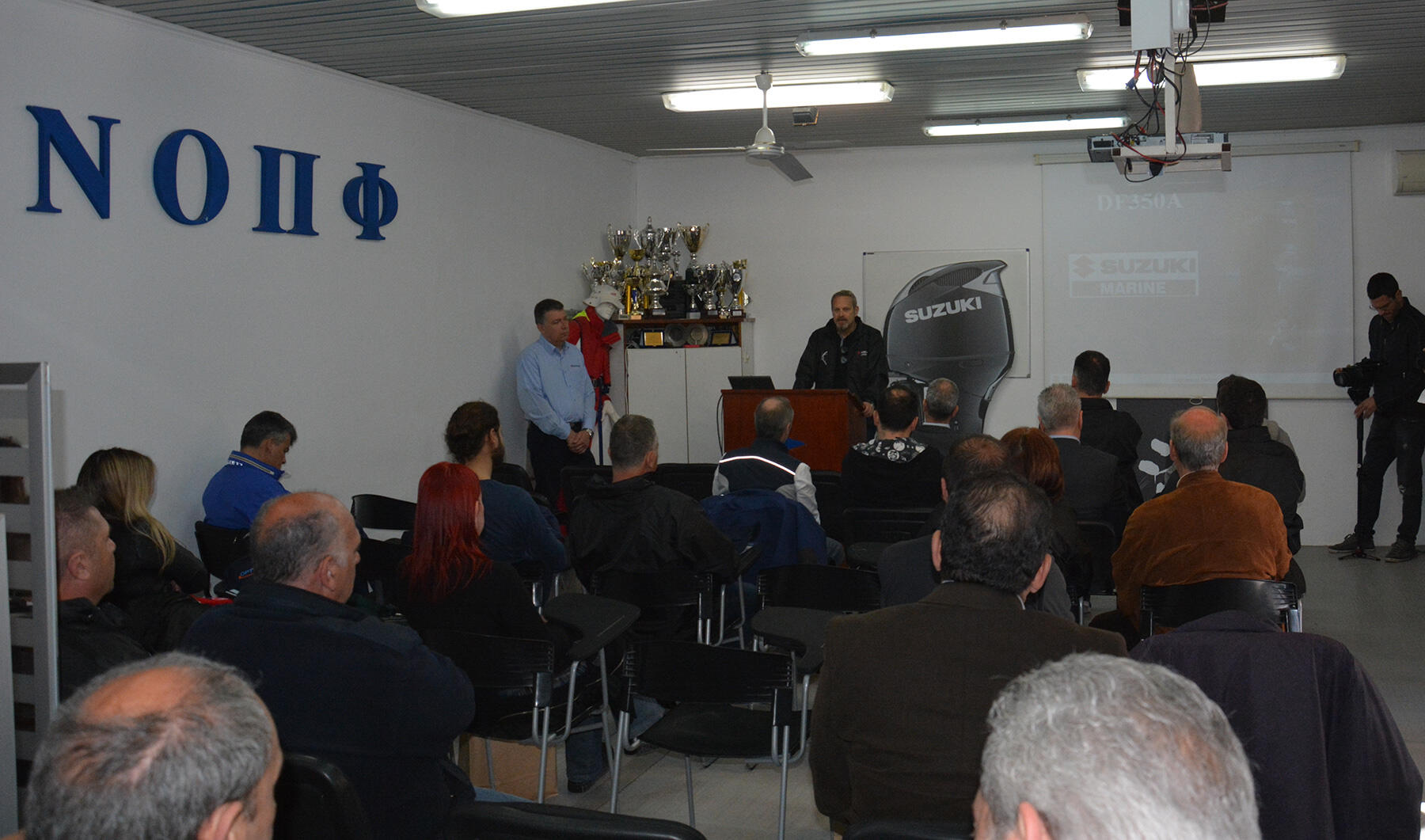 The presentation of the SUZUKI DF 350A by N. I. Theocharakis SA